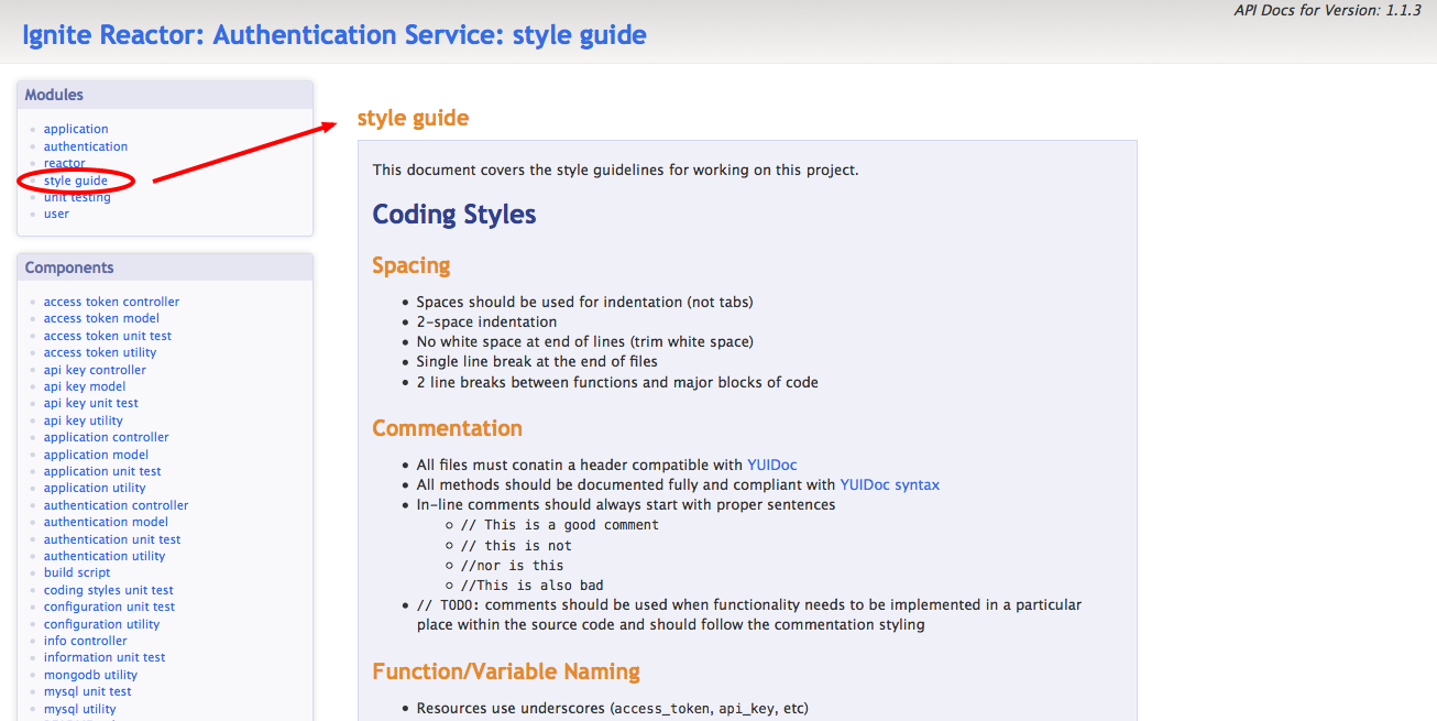 Coding Style Guideline